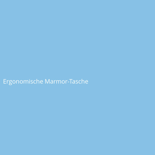 Ergonomische Marmor-Tasche
